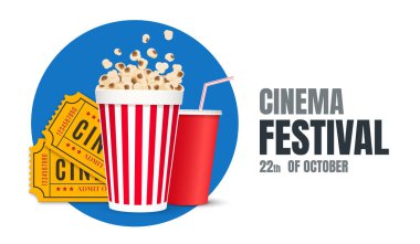 Çevrimiçi sinema afişi veya geçmişi.