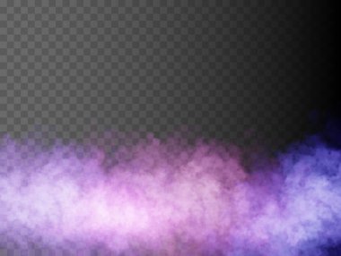 Renkli sis veya duman izole