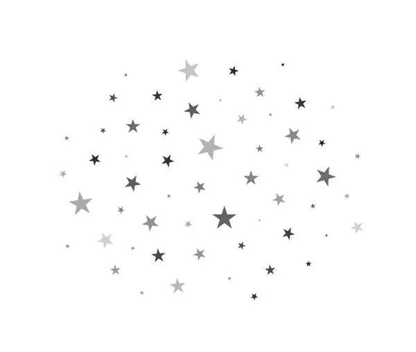Csillogó csillagok elszigetelve — Stock Vector