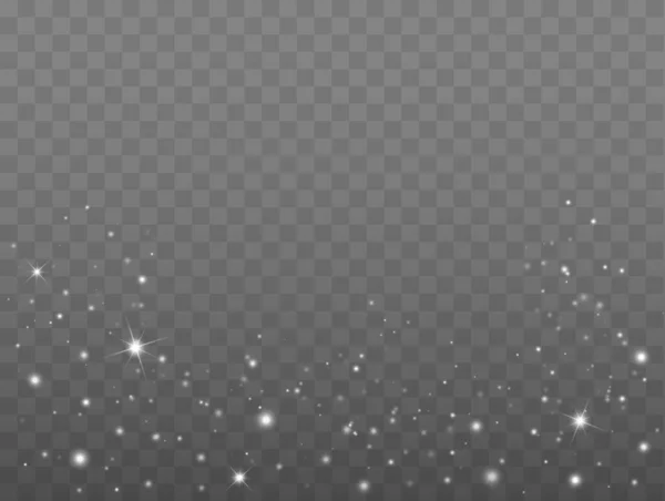Vektor glühende Sterne. Glitzer-Effekt — Stockvektor