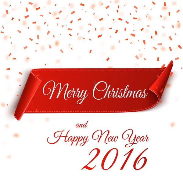 Mutlu Noeller ve mutlu yeni yıl 2016 — Stok Vektör