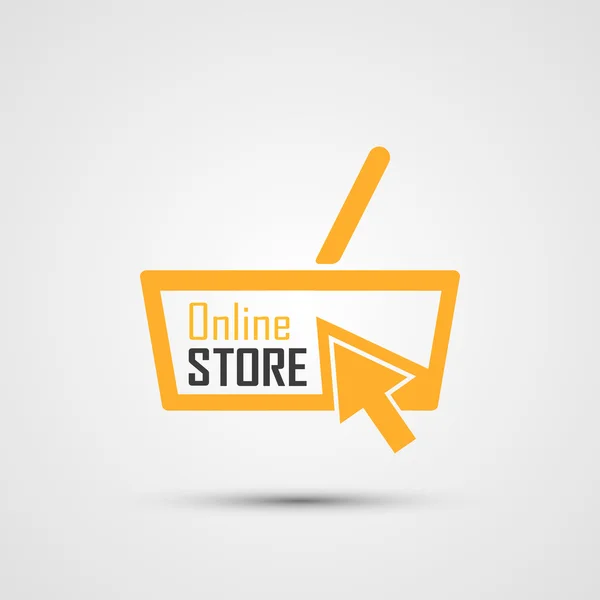 Інтернет-магазин логотип — стоковий вектор