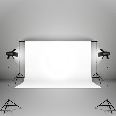 Sahne ışıkları ile Studio