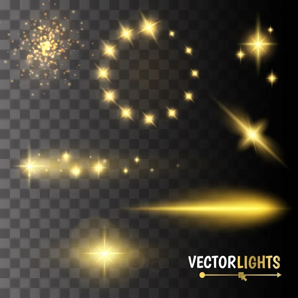 Vector lichteffecten — Stockvector