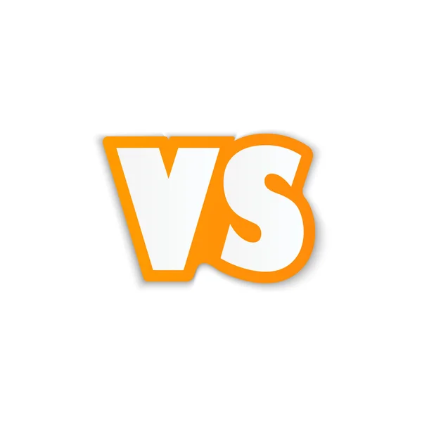 Versus image. Vector illustration — Stock Vector