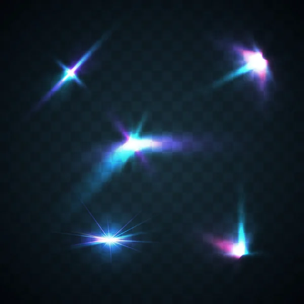 Conjunto de efectos de luz — Vector de stock