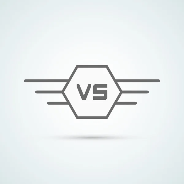 Imagem do Versus. Ilustração vetorial — Vetor de Stock