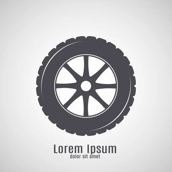 Ícone de pneu de carro —  Vetores de Stock