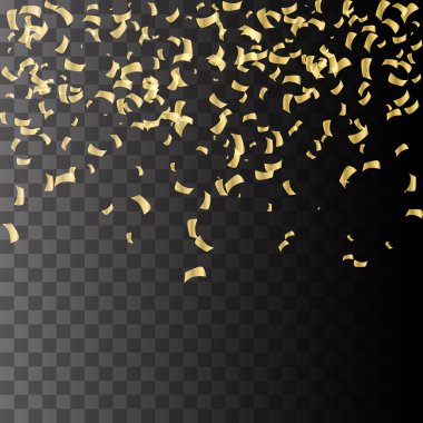 Golden explosion of confetti.n
