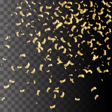 Golden explosion of confetti.n