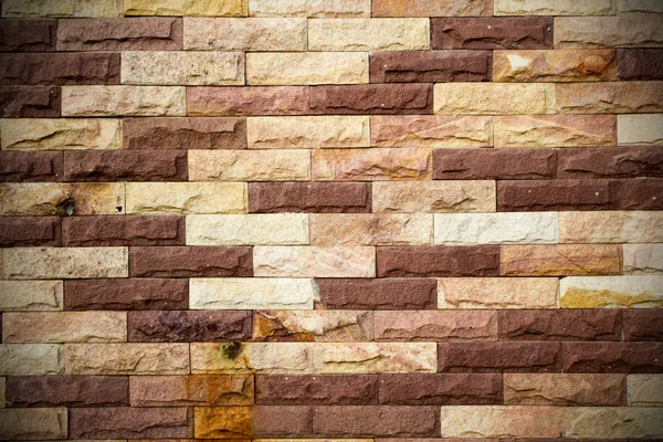 Fond de mur en brique brun foncé, vignette — Photo