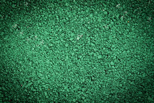 Verde estrada superfície textura fundo, canto vinheta — Fotografia de Stock