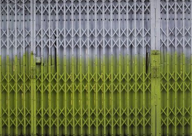 Retro renk demir kapı