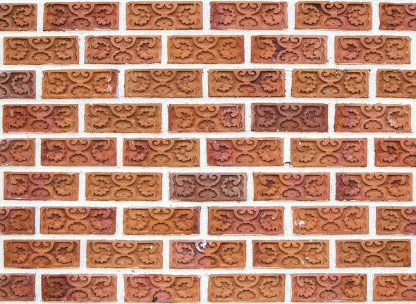 Beau fond unique mur de briques — Photo