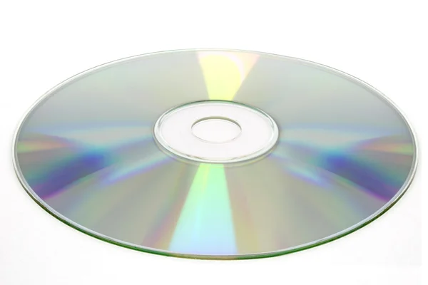 Cd disc su sfondo bianco, cd-r, cd-rw isolato — Foto Stock