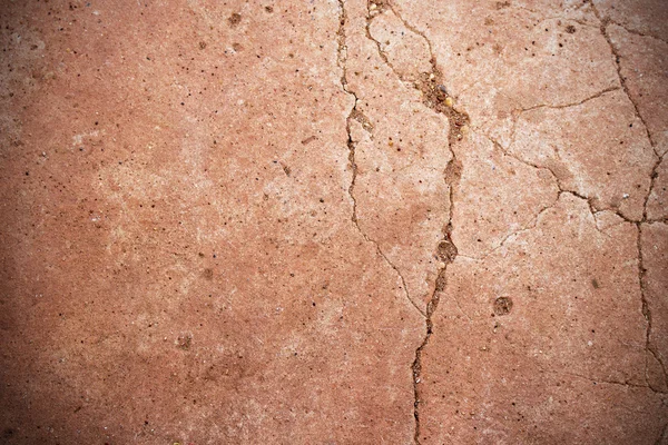 セメントの床のひび割れ、抽象的な背景、ビネット コーナー — ストック写真