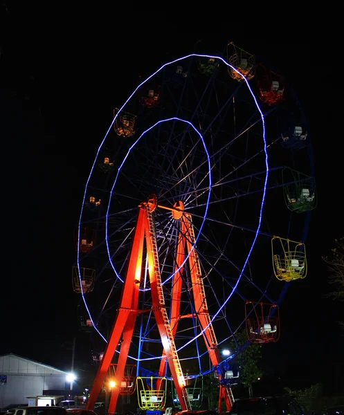 Ferris wheel in the night — Stock Photo, Image