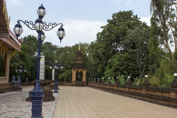 Lamp decoratie in de openbare tempel — Stockfoto