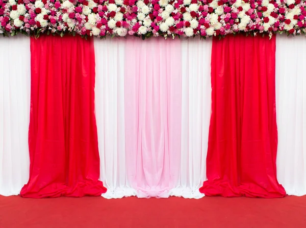 Wedding stage decoration for take picture — Stock Photo, Image
