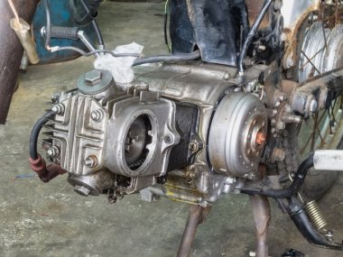 eski motosiklet motoru