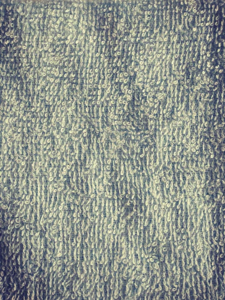 Velho azul toalha textura fundo — Fotografia de Stock