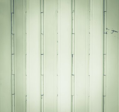 Beige metal door