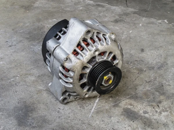 Old car alternator — Stock Photo, Image