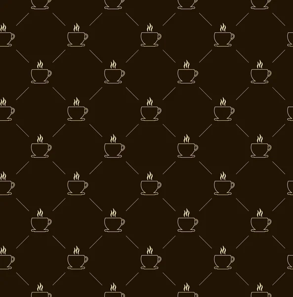 Dikişsiz desen, kahve simgesi