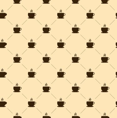 Dikişsiz desen, kahve