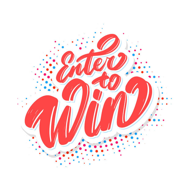 Вход на победу. Векторное знамя.