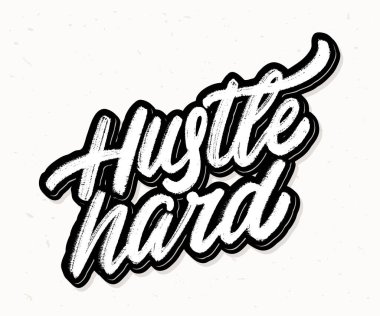 Daha hızlı. Vektör el yazısı harfler.