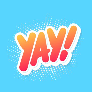 Yaşa! Vektör harf simgesi. Vektör el yazısı harfler. 