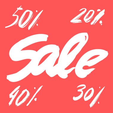 Satış ve indirim yazı