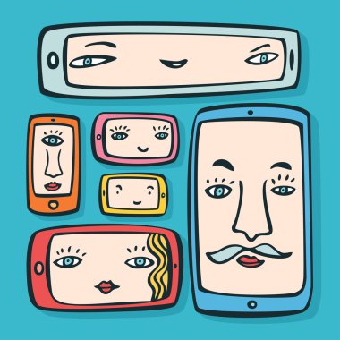 Akıllı telefonlar, dijital Tablet,