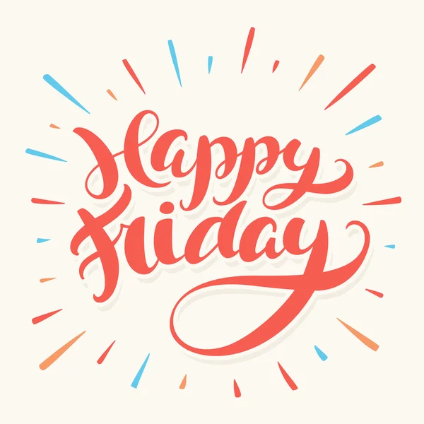 Happy Friday banner — Stock Vector