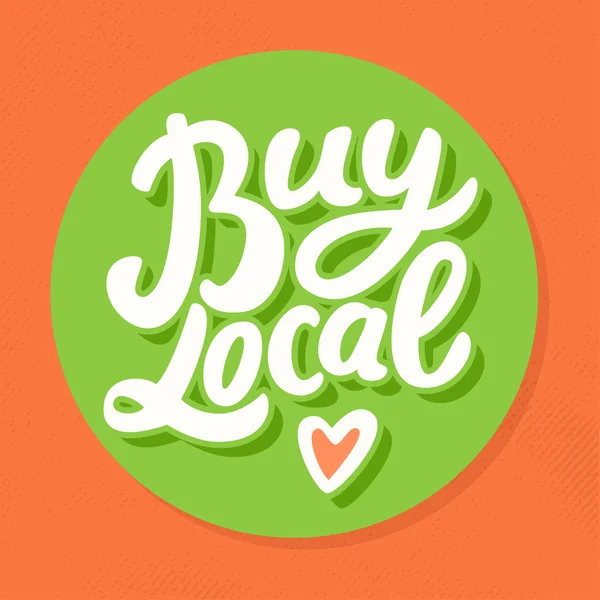 Comprar texto local — Vector de stock