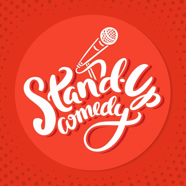 Stand up Comedy Hintergrund — Stockvektor