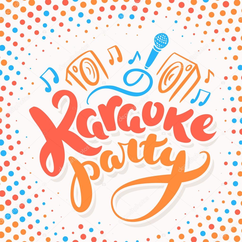 Karaoke party banner