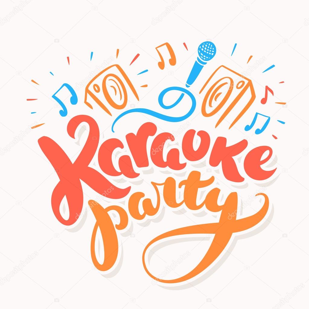 Karaoke party banner