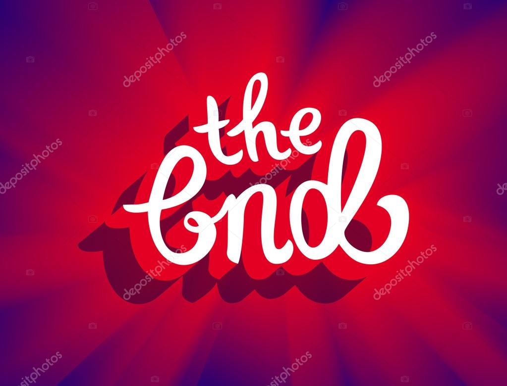 Movie ending screen background.