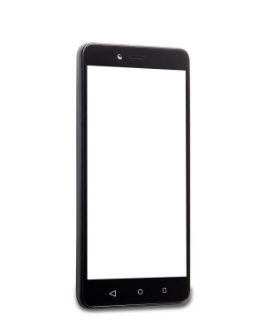 Beyaz ekranlı akıllı telefon