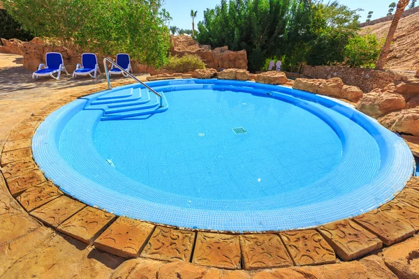 Paisaje sin piscina en hotel de lujo — Foto de Stock