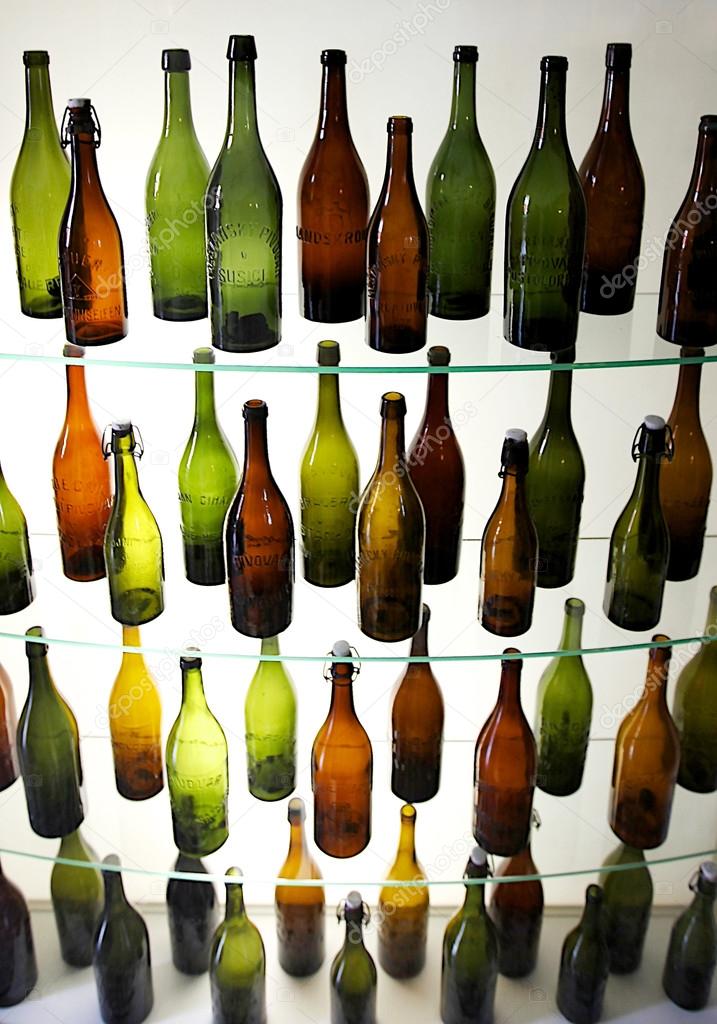 Old vintage beer bottles Stock Editorial Photo © Dislentev 86636214