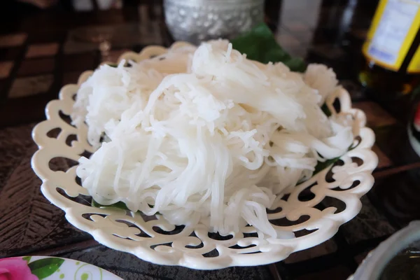 Riso vermicelli cibo — Foto Stock