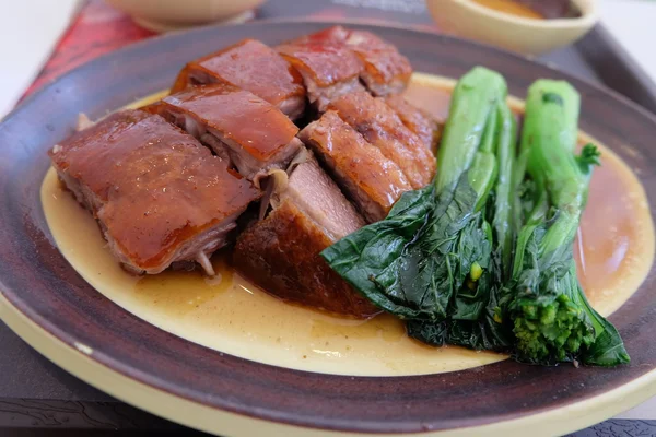 Delicious roast goose — Stock Photo, Image