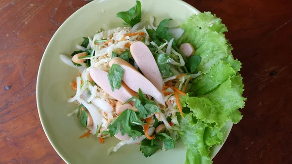 Insalata piccante di tagliatelle istantanea — Foto Stock