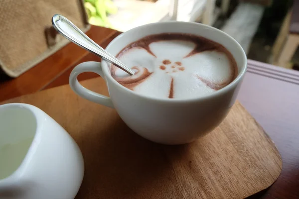 Кубок горячего какао — стоковое фото