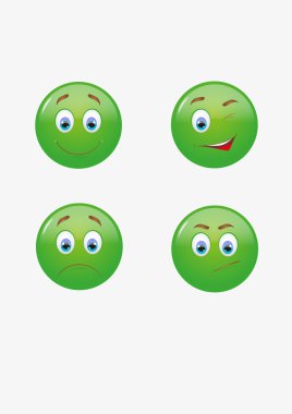 Yeşil gülümsüyor