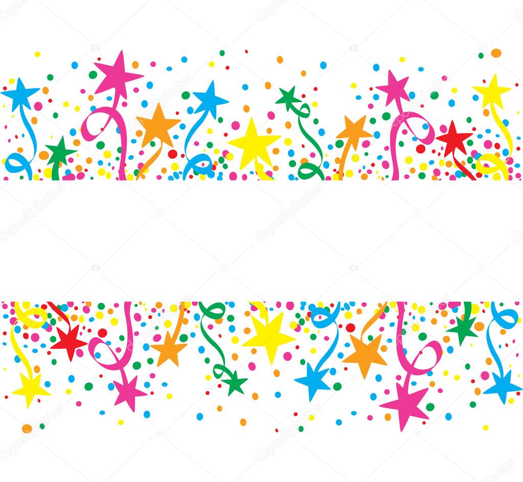 Big colorful background stars at day