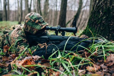 Rus spetsnaz keskin nişancı.